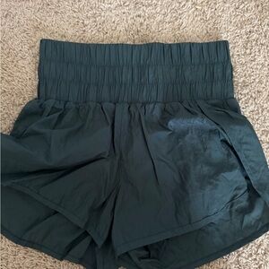 Women's High-Waisted Black Shorts